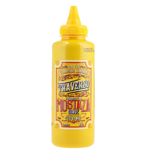 Mostaza Suave Vintage Pet 450 Gr ALIMENTOS TRAVERSO 