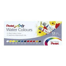 Estuche Acuarela 12 Tubos OFICINA Y LIBRERIA PENTEL 