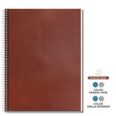 Cuaderno 1/2 Oficio Puntos 5Mm Superclass 3 Materias Leather Skin 120 Hojas (Diseños Surtidos) OFICINA Y LIBRERIA RHEIN 