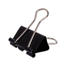 Doble Clip Negro 25 Mm 12 Un OFICINA Y LIBRERIA ADIX 