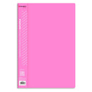 Carpeta Plástica Con Gusano Oficio Rosada Datafile OFICINA Y LIBRERIA RHEIN 