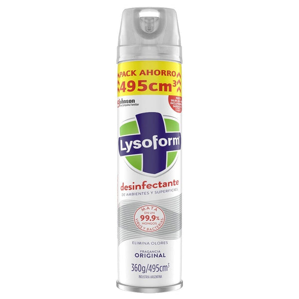 Desinfectante Ambiental Original 495 Cc ASEO Y LIMPIEZA LYSOFORM 