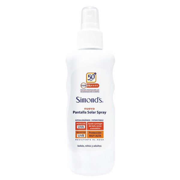 Pantalla Solar F-50+ 190 ml CUIDADO PERSONAL SIMONDS 
