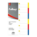 Separador Oficio Vinil 6 Posiciones OFICINA Y LIBRERIA FULTONS 