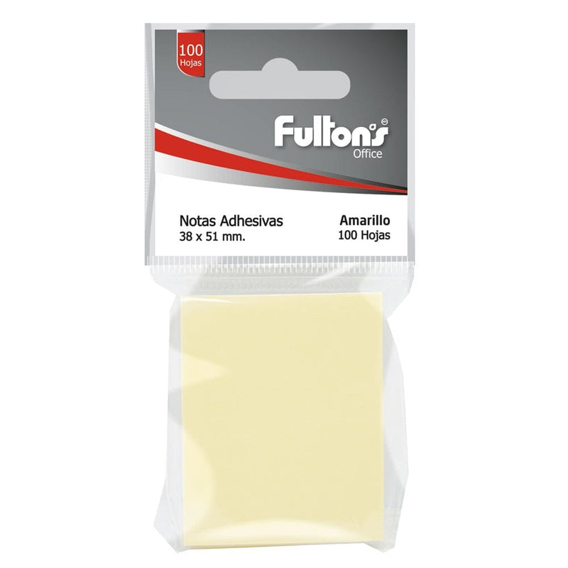 Nota Adhesiva 653 Block 100 Hojas Amarillo Imerc OFICINA Y LIBRERIA FULTONS 