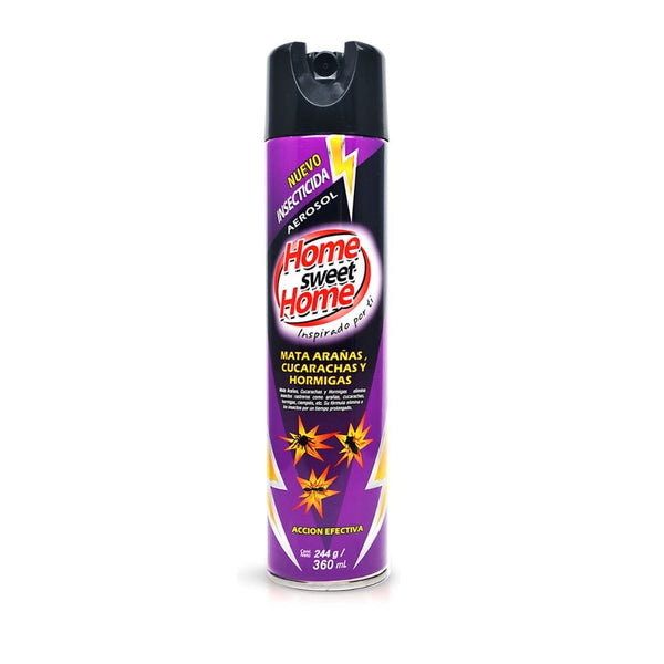 Insecticida Spray Mata Arañas-Hormigas-Cucarachas 360 Ml ASEO Y LIMPIEZA HOME SWEET HOME 