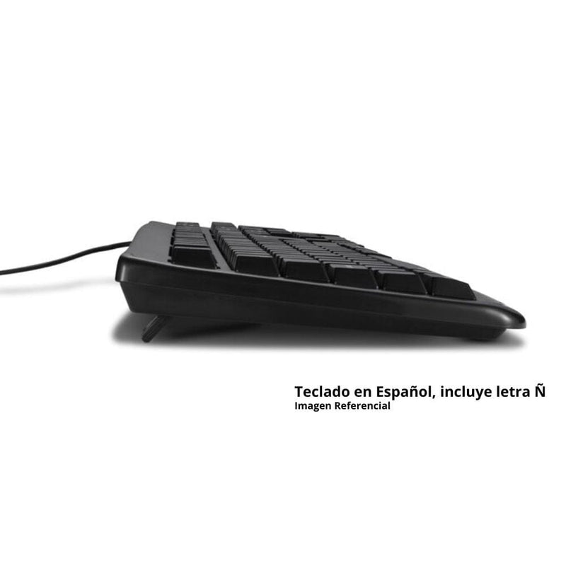 Teclado Alámbrico For Life Lavable Negro TECNOLOGÍA KENSINGTON 