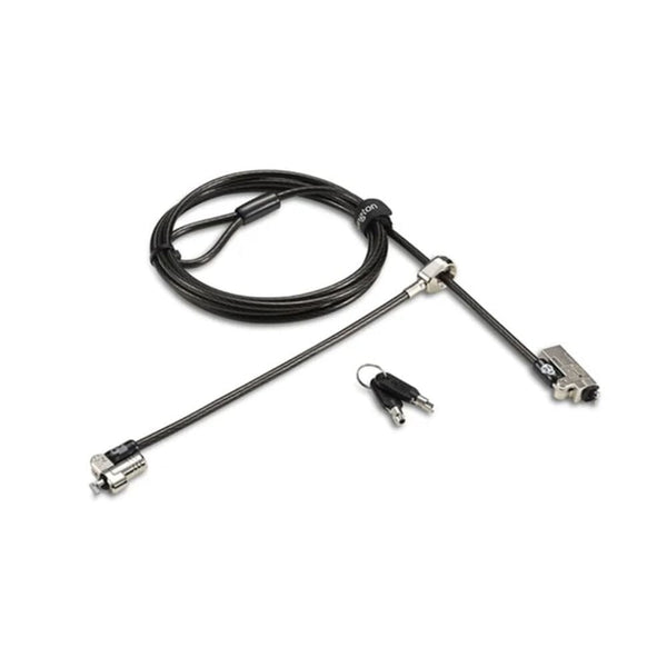 Cable Seguridad Nanosaver Twin Con Llave TECNOLOGÍA KENSINGTON 