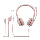 Audífono Con Micrófono Usb H390 Rosado TECNOLOGÍA LOGITECH 