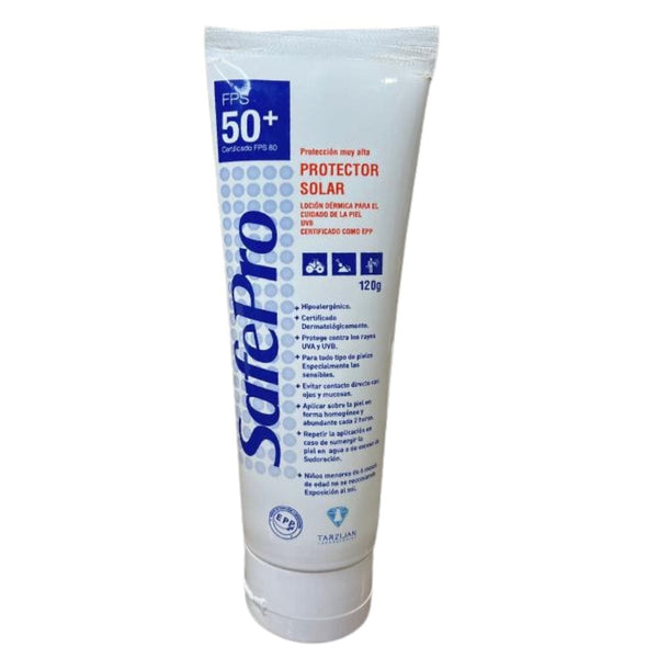Protector Solar Fps 50+ 120 Gr CUIDADO PERSONAL SAFEPRO 