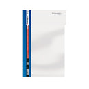 Carpeta Vinil Oficio Con Acco Clip Lomo Azulino Transparente OFICINA Y LIBRERIA RHEIN 