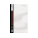 Carpeta Vinil Oficio Con Acco Clip Lomo Negro Transparente OFICINA Y LIBRERIA RHEIN 