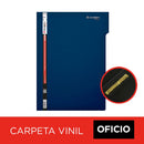 Carpeta Vinil Fast Pigmentada Oficio Azulino Con Acco Clip OFICINA Y LIBRERIA RHEIN 