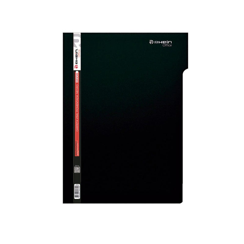 Carpeta Vinil Fast Pigmentada Oficio Negro Con Acco Clip OFICINA Y LIBRERIA RHEIN 