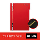 Carpeta Vinil Fast Pigmentada Oficio Rojo Con Acco Clip OFICINA Y LIBRERIA RHEIN 