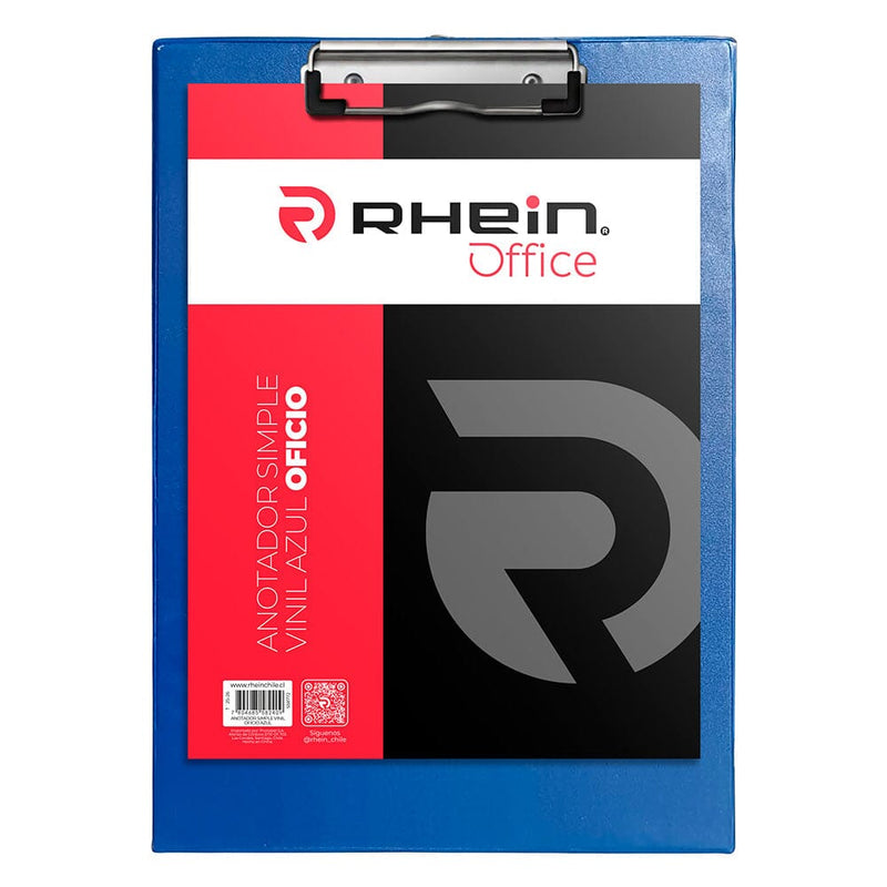 Anotador Simple Pvc Oficio Azul OFICINA Y LIBRERIA RHEIN 