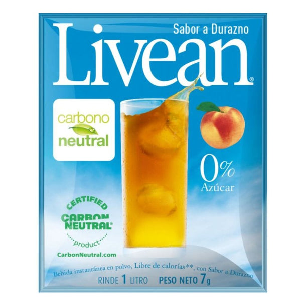 Jugo de Durazno 7 gr ALIMENTOS LIVEAN 