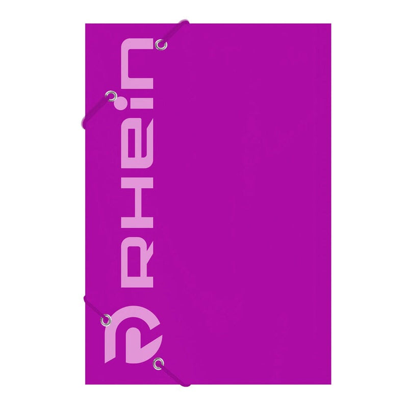 Carpeta Elástico Oficio Cartera Morado OFICINA Y LIBRERIA RHEIN 