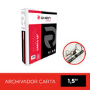 Archivador Catalogo Carta 2 Aros 1.5 Blanco Con Fija Papel 350 Hojas OFICINA Y LIBRERIA RHEIN 