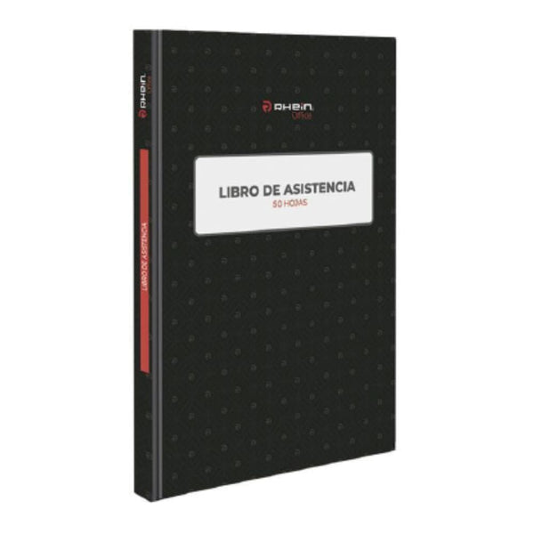 Libro Asistencia Del Personal 50 Hojas OFICINA Y LIBRERIA RHEIN 