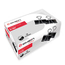 Doble Clip 51 Mm Negro Metálico 12 Un OFICINA Y LIBRERIA RHEIN 