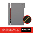Carpeta Vinil Fast Pigmentada Oficio Gris Con Acco Clip OFICINA Y LIBRERIA RHEIN 