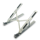 Base Alzador Notebook Plegable Aluminio Hasta 17" 7 Niveles Ajustables TECNOLOGÍA DATACOM 