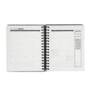 Agenda 2025 Dia X Pagina Black Con Elástico Y Espiral OFICINA Y LIBRERIA ARTEL 