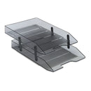 Bandeja Doble Articulada Acrílico Gris OFICINA Y LIBRERIA ACRIMET 