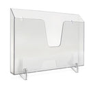 Expositor Horizontal Pared O Escritorio Cristal Acrílico OFICINA Y LIBRERIA ACRIMET 