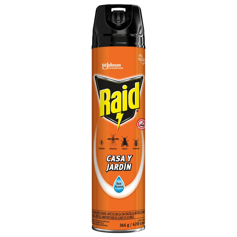 Insecticida Aerosol Casa Jardín 420 Ml ASEO Y LIMPIEZA RAID 