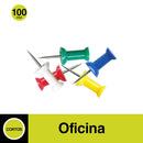 Chinche Push Pin Colores Surtidos 50 Un OFICINA Y LIBRERIA ADIX 