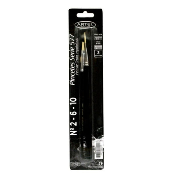 Set De Pinceles 2-6-10 3 Un OFICINA Y LIBRERIA ARTEL 