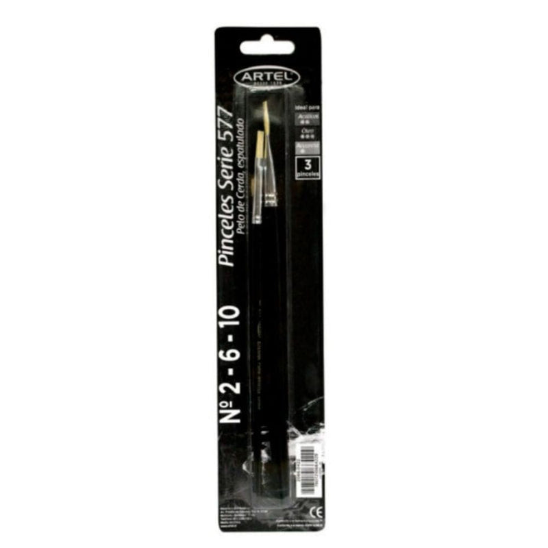 Set De Pinceles 2-6-10 3 Un OFICINA Y LIBRERIA ARTEL 