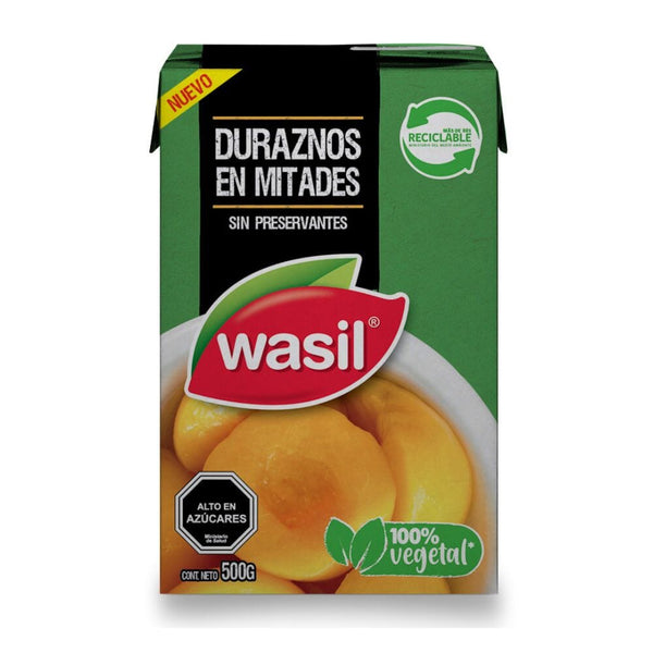 Duraznos Mitades Tetra 500 Gr ALIMENTOS WASIL 