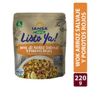Platos Listo Instantáneos Wok Arroz Salvaje Y Porotos Rojos 220 Gr ALIMENTOS IANSA 