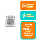 Termoventilador Tv300 Blanco 1800 W HOGAR MADEMSA 