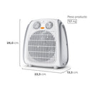 Termoventilador Tv300 Blanco 1800 W HOGAR MADEMSA 