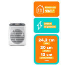 Termoventilador Tv500 Blanco 2000 W HOGAR MADEMSA 