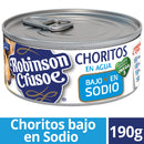 Choritos Al Natural Bajo En Sodio 190G Unidad ALIMENTOS ROBINSON CRUSOE 