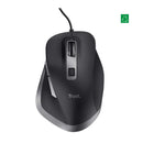 Mouse Alambrico Curvado Ergo Fyda Eco TECNOLOGÍA TRUST 