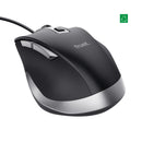 Mouse Alambrico Curvado Ergo Fyda Eco TECNOLOGÍA TRUST 