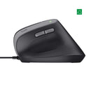 Mouse Alambrico Vertical Bayo Ii Negro TECNOLOGÍA TRUST 