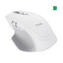 Mouse Inalámbrico Recargable Ozaa+ Blanco TECNOLOGÍA TRUST 