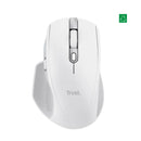 Mouse Inalámbrico Recargable Ozaa+ Blanco TECNOLOGÍA TRUST 