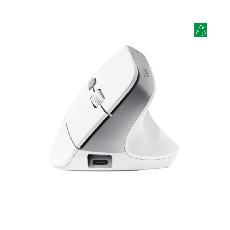 Mouse Inalambrico Recargable Bayo Ii Blanco TECNOLOGÍA TRUST 
