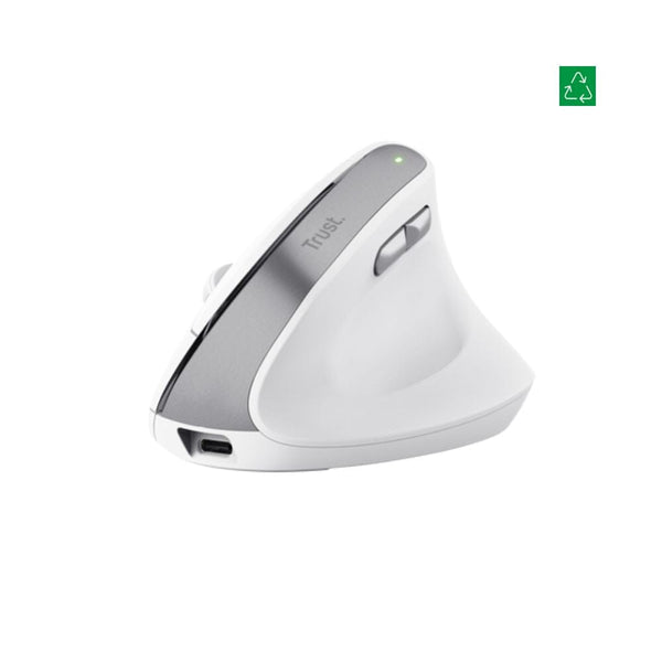 Mouse Inalambrico Recargable Bayo Ii Blanco TECNOLOGÍA TRUST 