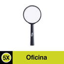Lupa Plástica Borde Negro 50 Mm OFICINA Y LIBRERIA ADIX 