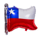 Globo Metálico Bandera Chile 64X55 Cm COTILLON FESTIVITY 