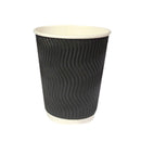 Vasos Polipapel Protector Corrugado Color Negro Bebidas Calientes 14 Oz 25 Un COTILLON DARNEL 